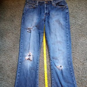 Abercrombie And Fitch Size 6 Long 32" Inseam GUC Jeans-Item #156